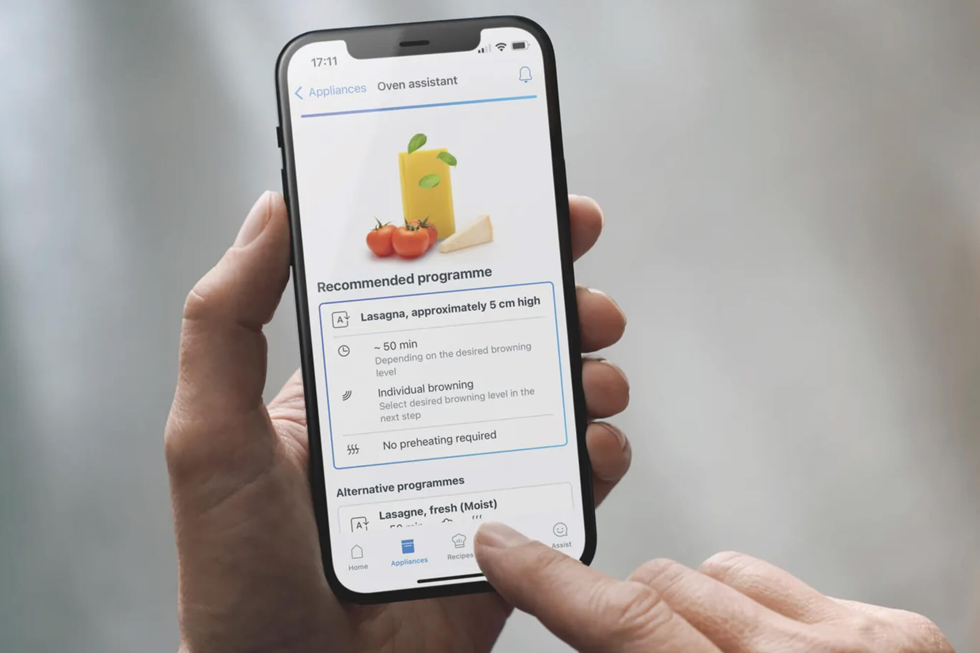 Siemens smarte Steuerung App Rezept
